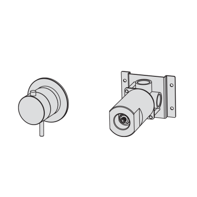 Koaxial-Brausethermostat